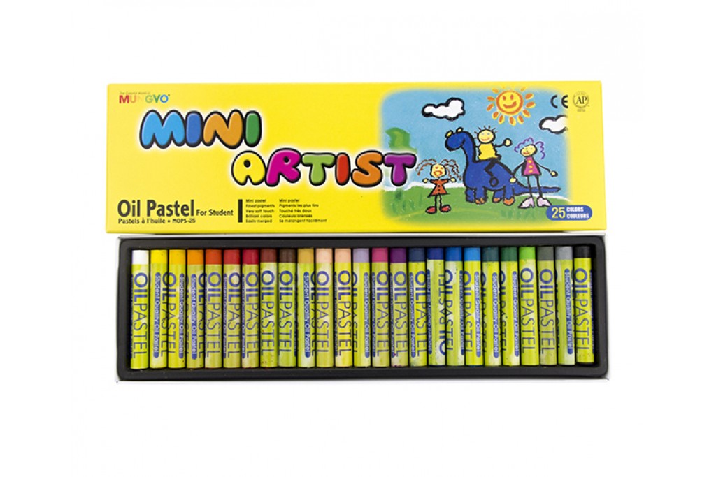 Набір олійної пастелі Mungyo Mini MOPS-25 дитяча 25 кольорів