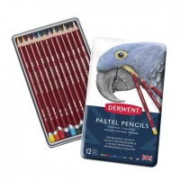 Набор пастельных карандашей Derwent Pastel Pencils 12цв. метал