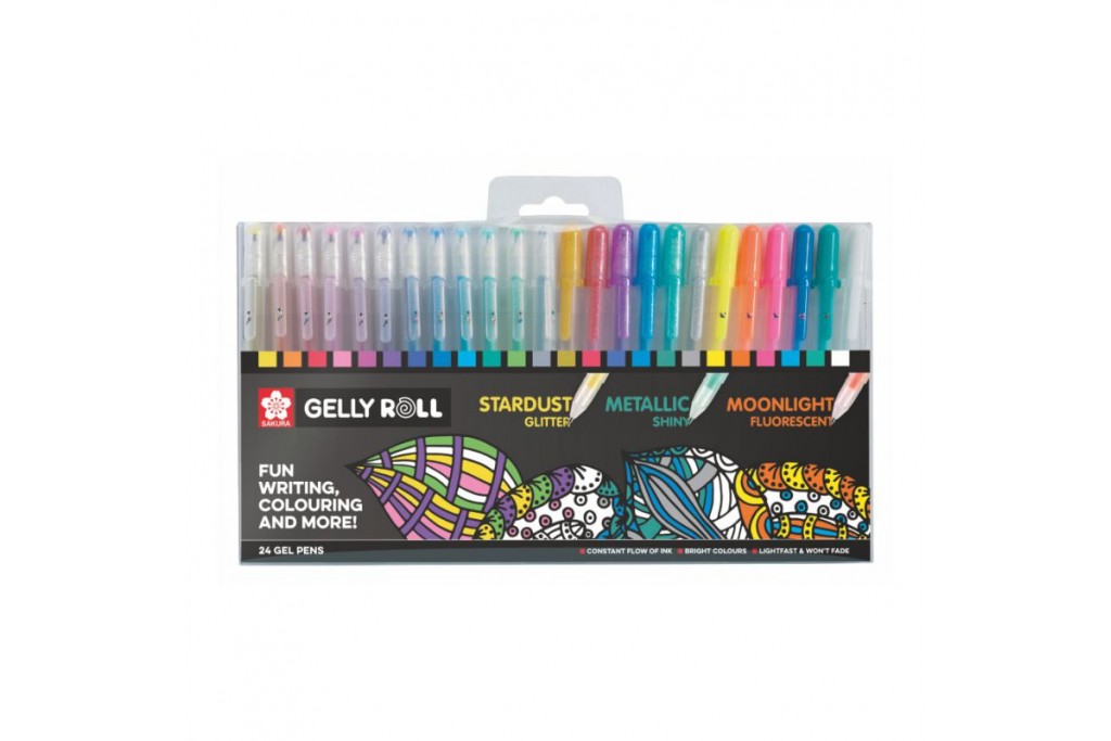Набір гелевих ручок Sakura Gelly Roll 24 кольору