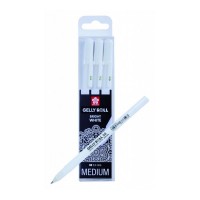 Набір гелевих ручок Sakura Gelly Roll Medium 08 3 шт Біла