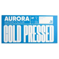 Склейка-блок для акварелі Aurora Watercolour CP 18х36см 300 г/м2 20 арк. середнє зерно