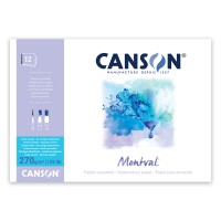 Склейка для акварелі Canson Montval А3 (29,7 х42см) 270 г/м2 12 арк. крупне зерно