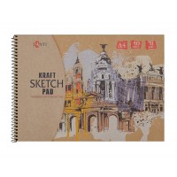 Альбом для рисунка Santi Kraft Sketch Pad A4 (21х29.7см) 70 г/м2 50 арк.