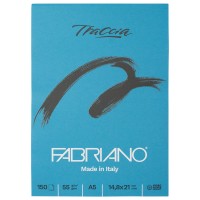 Блок паперу для графіки та каліграфії Fabriano Traccia А5 55 г/м2 150 арк.