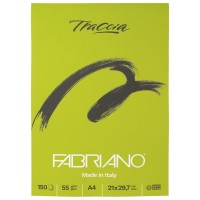 Блок паперу для графіки та каліграфії Fabriano Traccia А4 55 г/м2 150 арк.