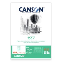 Склейка для графіки Canson 1557 А4 (21х297см) 180 г/м2 30 арк.