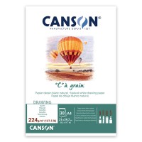 Склейка для графіки Canson Cagrain А4 (21х297см) 224 г/м2 30 арк.