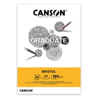 Склейка для графіки Canson Graduate Bristol А4 (21х297см) 180 г/м2 20 арк.