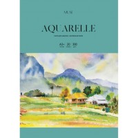 Папка для акварелі MUSE Aquarelle A3 (29.7х42см) 300г/м2 20 арк.