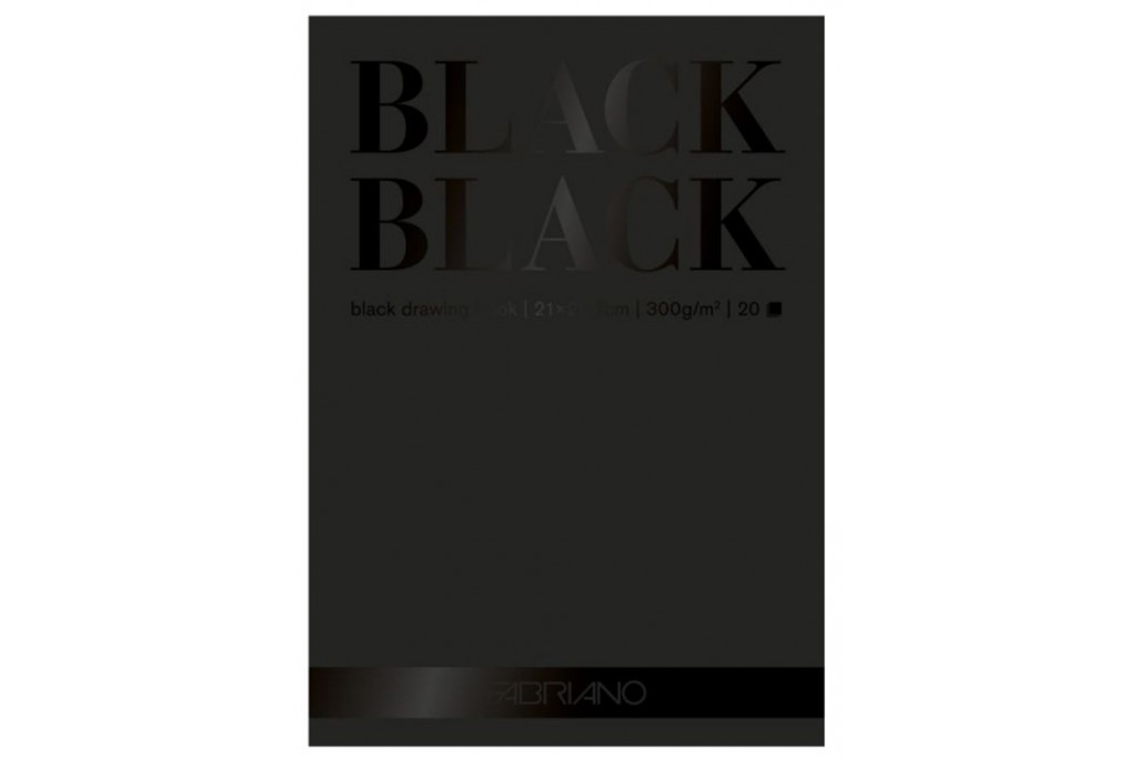 Склейка Fabriano Mixed Media Black Black A3 (29.7х42см) 300 г/м2 20 листов (8001348201427)