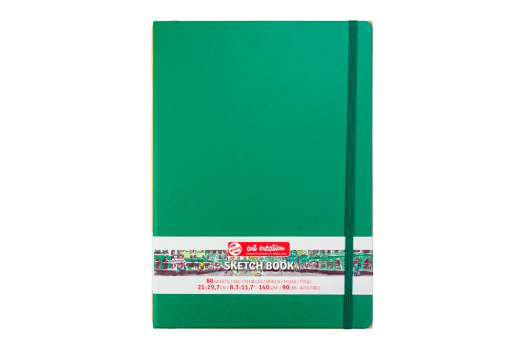 Блокнот для графіки Royal Talens Art Creation зеленый А4 (21х29.7см) 140 г/м2 80 аркушів