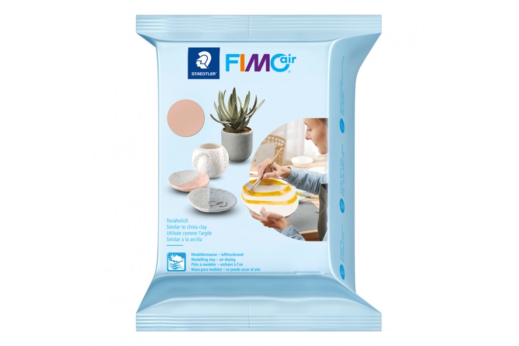 Пластика Fimo Air самозастигаюча 1 кг блідо-рожева