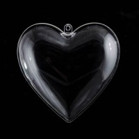 Пластикова форма Серце 8 см 5 шт