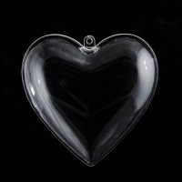 Пластиковая форма Сердце 10 см