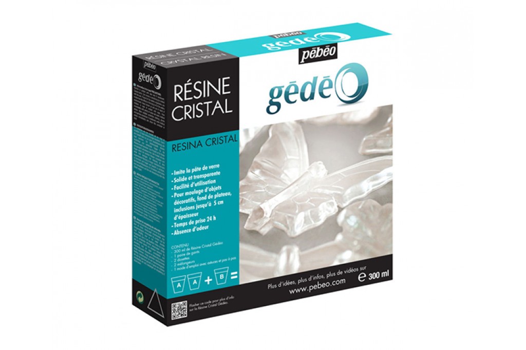 Глазур епоксидна Pebeo Gedeo Resine Cristal двухкомпонентная 300 мл