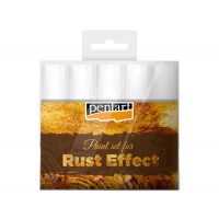 Набор Pentart Rust Effect Set для эффекта ржавчины 5 цветов по 20 мл