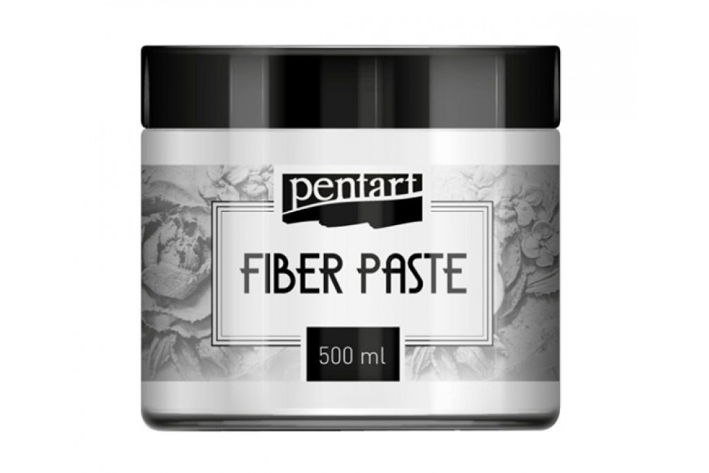 Паста структурна Pentart Fiber Paste волокниста біла 500 мл