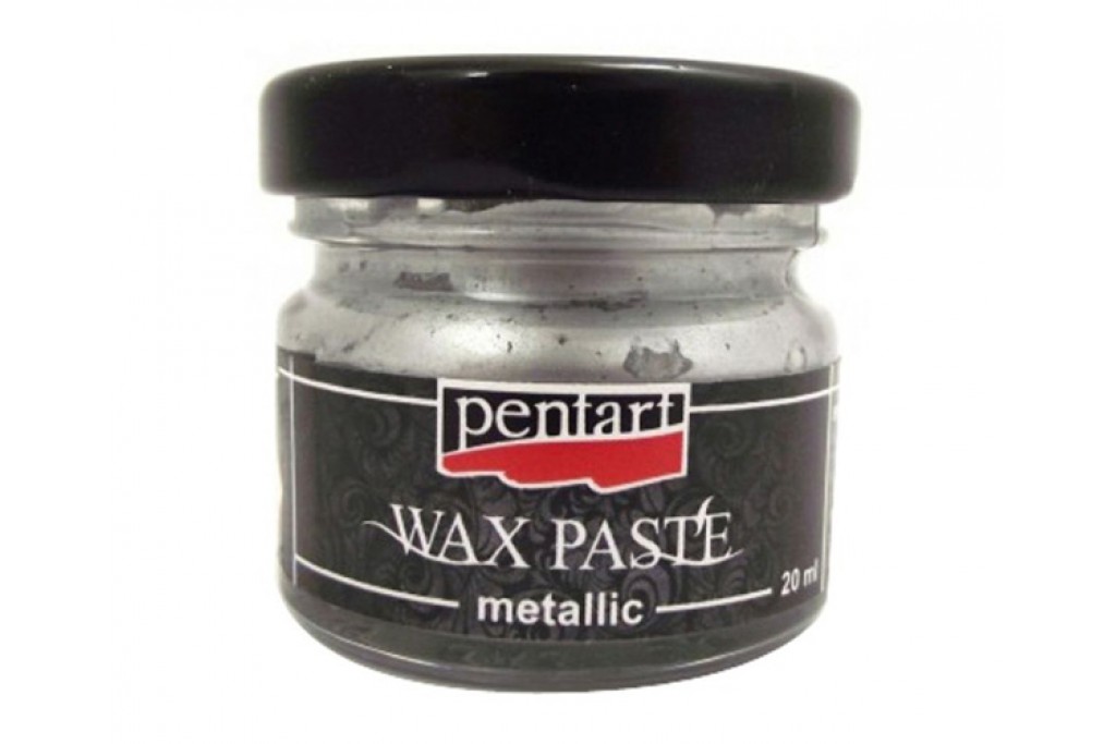 Паста воскова Pentart Wax Paste срібло 20 мл
