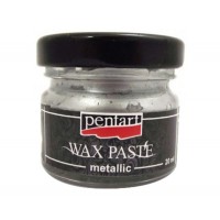Паста воскова Pentart Wax Paste срібло 20 мл