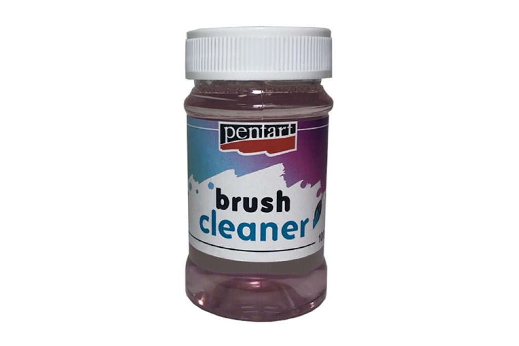 Очищувач пензлів Pentart Brush Cleaner від акрилових фарб 100 мл